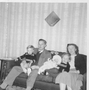 The Edwards family circa 1954.